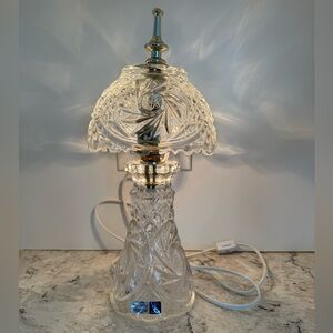 Crystal Clear Industries Star of David Crystal Lamp